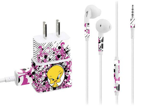 Looney Tunes Tweety Bird with Attitude Phone Charger Skin